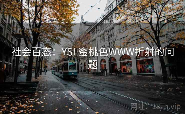 社会百态:YSL蜜桃色WWW折射的问题 社会百态:YSL蜜桃色WWW折射的问题